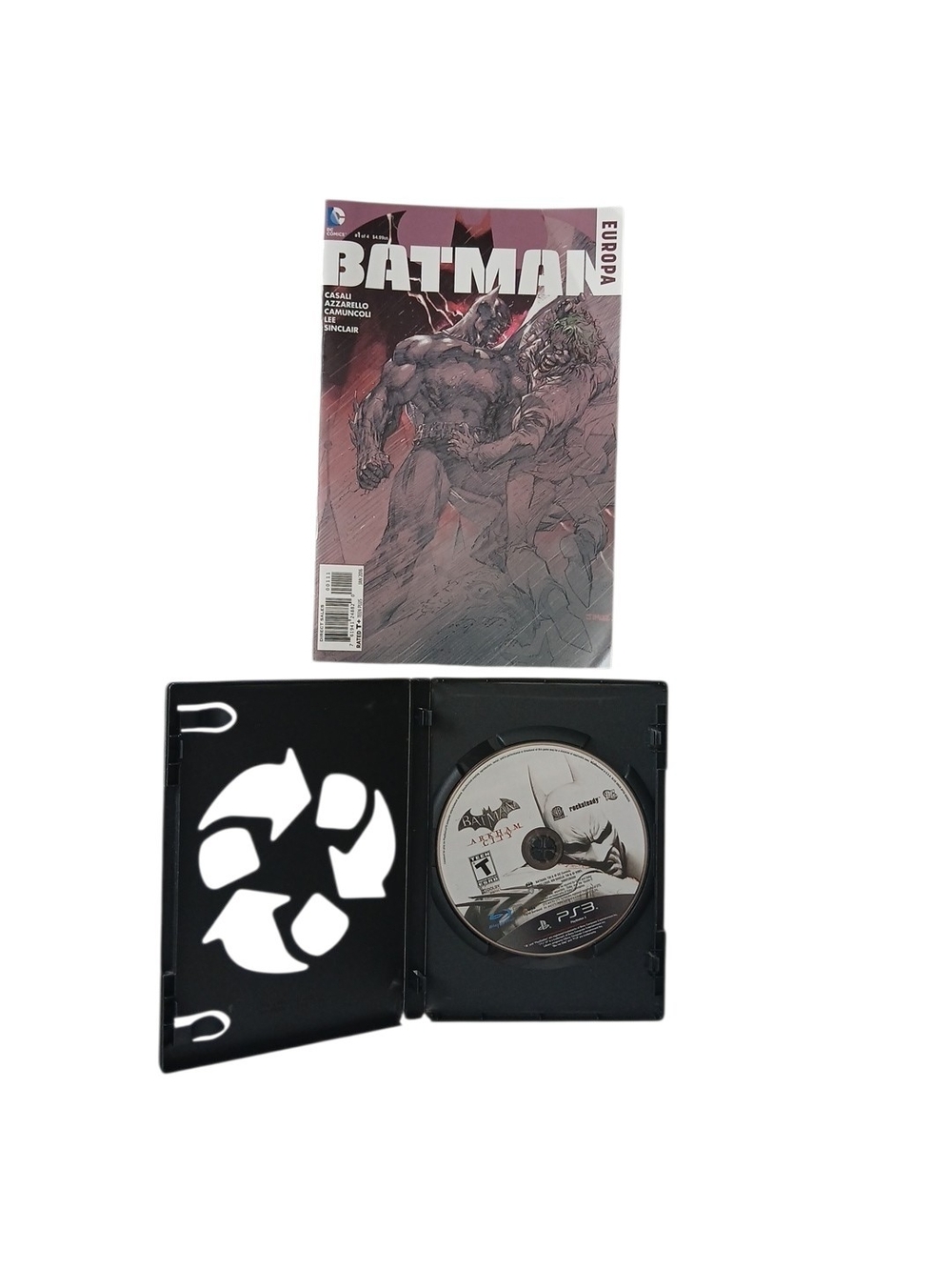 DC Comics miniseries Batman: Europa #1 & Batman: Arkham City PlayStation 3/DISC
